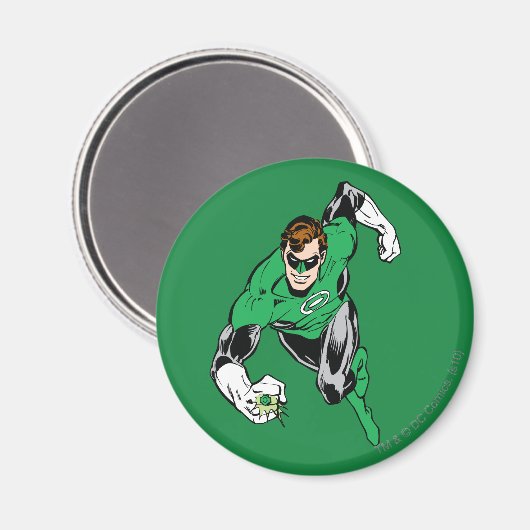 Groene lantaarn naar voren magneet (Voorkant / Achterkant)