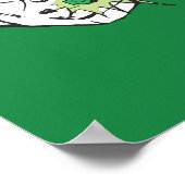 Groene lantaarn naar voren poster (Hoek)