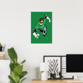 Groene lantaarn naar voren poster (Thuiskantoor)