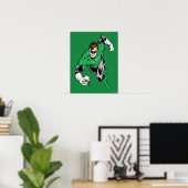 Groene lantaarn naar voren poster (Thuiskantoor)