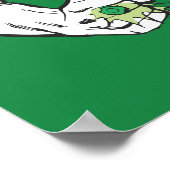 Groene lantaarn naar voren poster (Hoek)