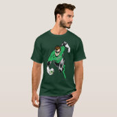 Groene lantaarn naar voren t-shirt (Voorkant volledig)