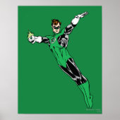 Groene lantaarn omhoog poster (Voorkant)