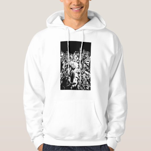 Groene Lantaarn Omringd Hoodie (Voorkant)