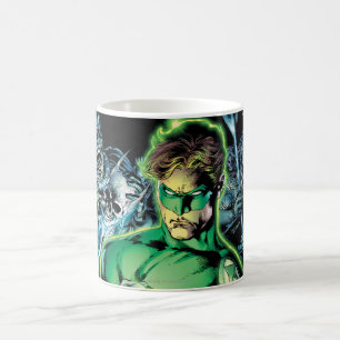 Groene Lantaarn omringd - Kleur Koffiemok