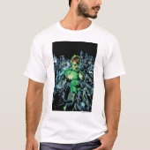 Groene Lantaarn omringd - Kleur T-shirt (Voorkant)