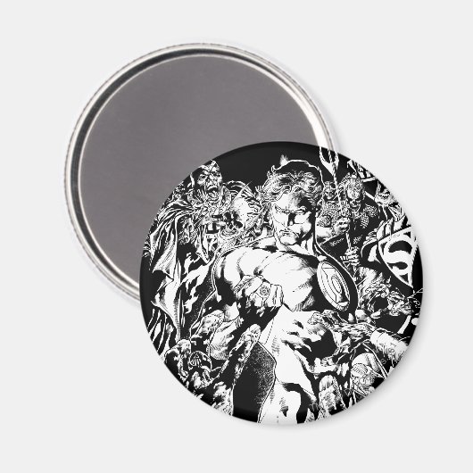 Groene Lantaarn Omringd Magneet (Voorkant / Achterkant)