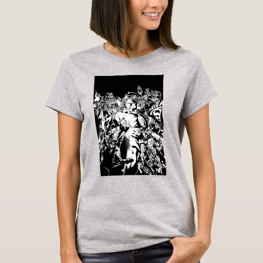 Groene Lantaarn Omringd T-shirt (Voorkant)