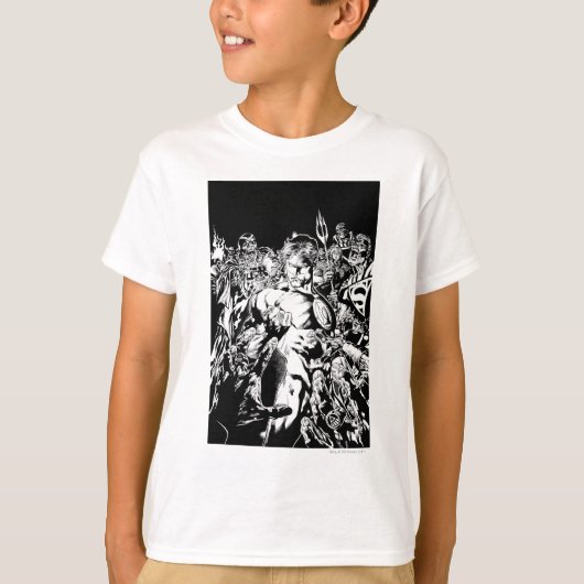 Groene Lantaarn Omringd T-shirt (Voorkant)