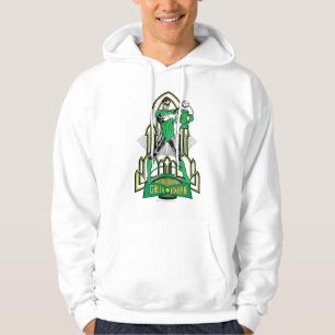 Groene Lantaarn op decoratieve achtergrond Hoodie