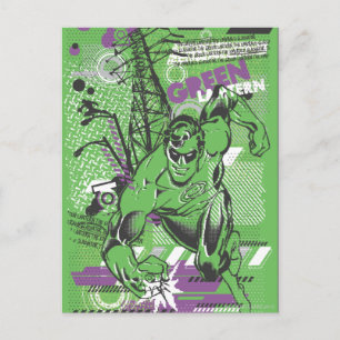 Groene Lantaarn - Poster voor kraakbedekking Briefkaart