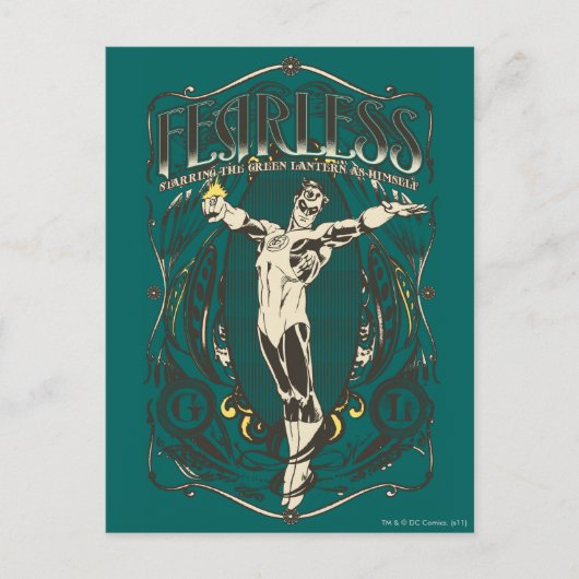 Groene Lantaarn - Poster "Zonder aarde" Briefkaart (Voorkant)