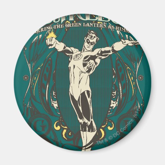 Groene Lantaarn - Poster "Zonder aarde" Magneet (Voorkant)