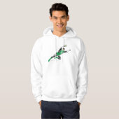 Groene lantaarn rechts hoodie (Voorkant volledig)