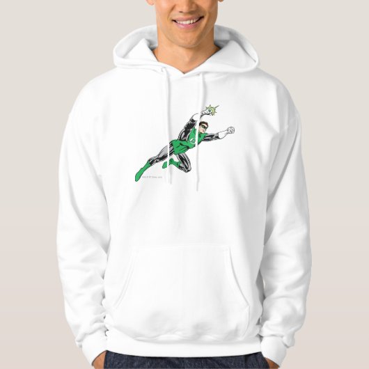 Groene lantaarn rechts hoodie (Voorkant)