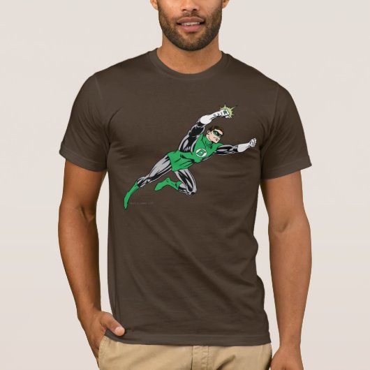 Groene lantaarn rechts t-shirt (Voorkant)