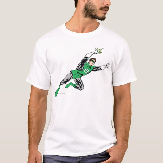 Groene lantaarn rechts t-shirt (Voorkant)