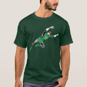Groene lantaarn rechts t-shirt (Voorkant)