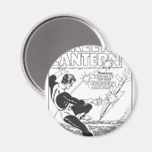 Groene lantaarn - Ritel, zwart en wit Magneet (Voorkant / Achterkant)