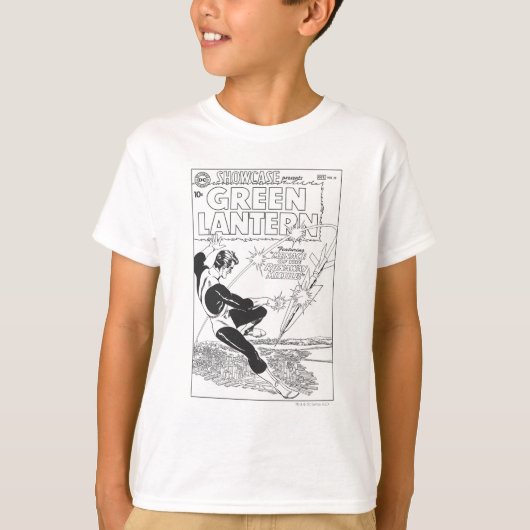 Groene lantaarn - Ritel, zwart en wit T-shirt (Voorkant)