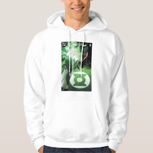 Groene Lantaarn sluiten deksel Hoodie (Voorkant)