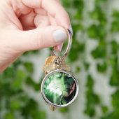 Groene Lantaarn sluiten deksel Sleutelhanger (Hand)