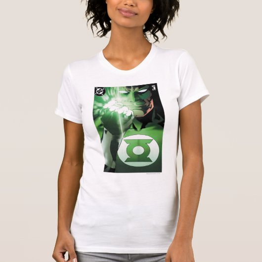 Groene Lantaarn sluiten deksel T-shirt (Voorkant)