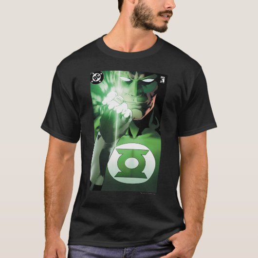 Groene Lantaarn sluiten deksel T-shirt (Voorkant)