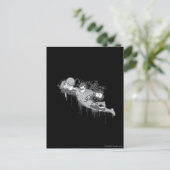 Groene Lantaarn - Twisted Innocence BW Briefkaart (Staand voorkant)