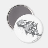 Groene Lantaarn - Twisted Innocence BW Magneet (Voorkant / Achterkant)