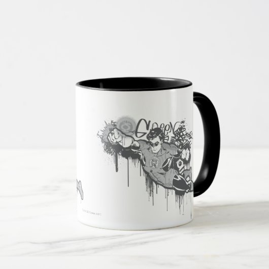 Groene Lantaarn - Twisted Innocence BW Mok (Voorkant rechts)