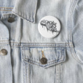 Groene Lantaarn - Twisted Innocence BW Ronde Button 5,7 Cm (In situ)