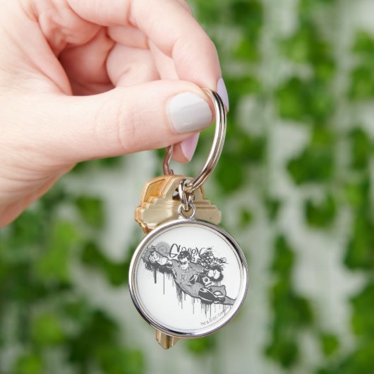 Groene Lantaarn - Twisted Innocence BW Sleutelhanger (Hand)