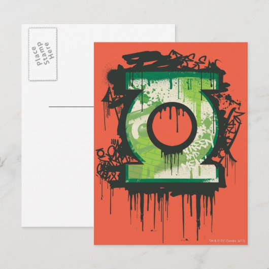 Groene Lantaarn - Twisted Innocence Symbol Briefkaart (Voorkant / Achterkant)