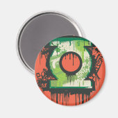 Groene Lantaarn - Twisted Innocence Symbol Magneet (Voorkant / Achterkant)