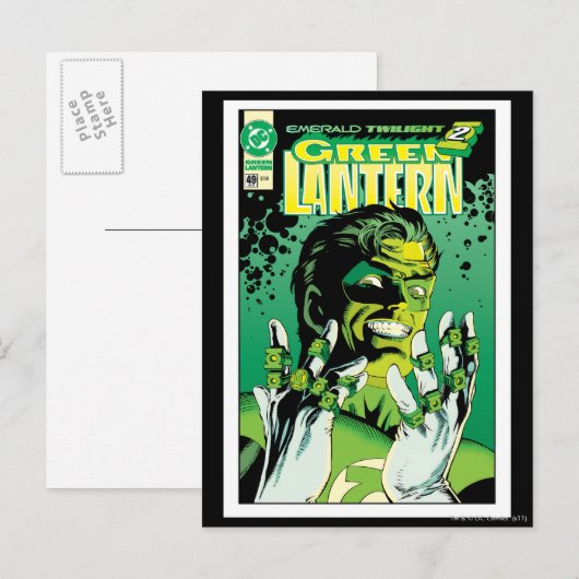 Groene Lantaarn - Vele Ringen Briefkaart (Voorkant / Achterkant)