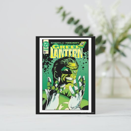 Groene Lantaarn - Vele Ringen Briefkaart (Staand voorkant)