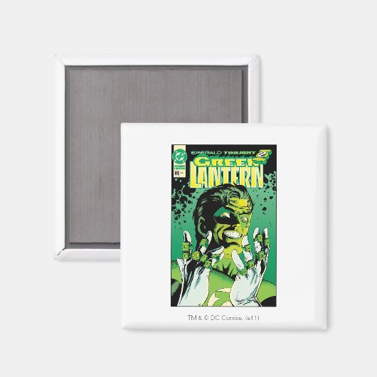 Groene Lantaarn - Vele Ringen Magneet (Voorkant / Achterkant)