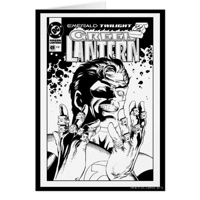 Groene Lantaarn - Vele Ringen, Zwart en Wit (Voorkant)