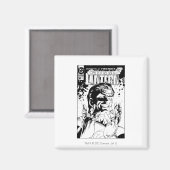 Groene Lantaarn - Vele Ringen, Zwart en Wit Magneet (Voorkant / Achterkant)