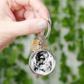 Groene Lantaarn - Vele Ringen, Zwart en Wit Sleutelhanger (Hand)