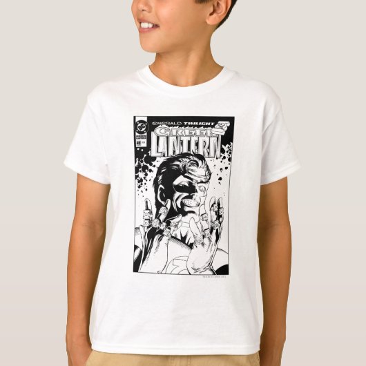 Groene Lantaarn - Vele Ringen, Zwart en Wit T-shirt (Voorkant)