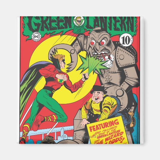 Groene Lantaarn versus de Tovenaar van Odds Magneet (Voorkant)