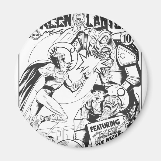 Groene Lantaarn versus de Tovenaar van Odds, Zwart Magneet (Voorkant)