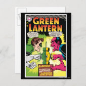 Groene Lantaarn versus Sinestro Briefkaart (Voorkant / Achterkant)