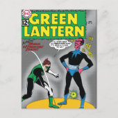 Groene lantaarn verwijdert Ring Briefkaart (Voorkant)