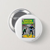 Groene lantaarn verwijdert Ring Ronde Button 5,7 Cm (Voorkant /achterkant)