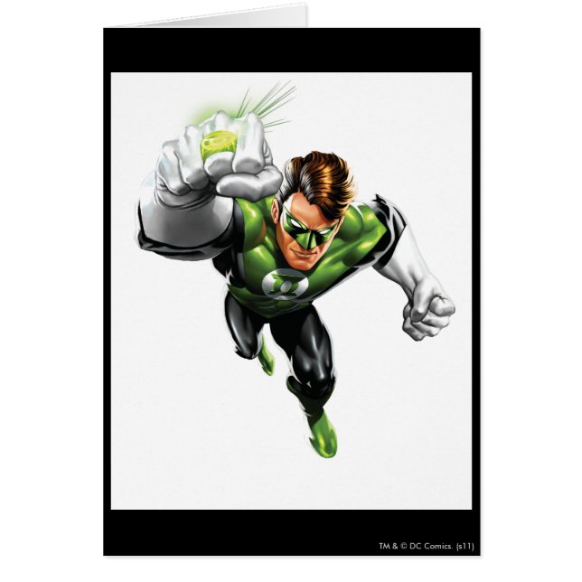 Groene lantaarn - volledig geremd, armslag (Voorkant)