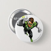 Groene lantaarn - volledig geremd, armslag ronde button 5,7 cm (Voorkant /achterkant)