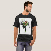 Groene lantaarn - volledig geremd, armslag t-shirt (Voorkant volledig)